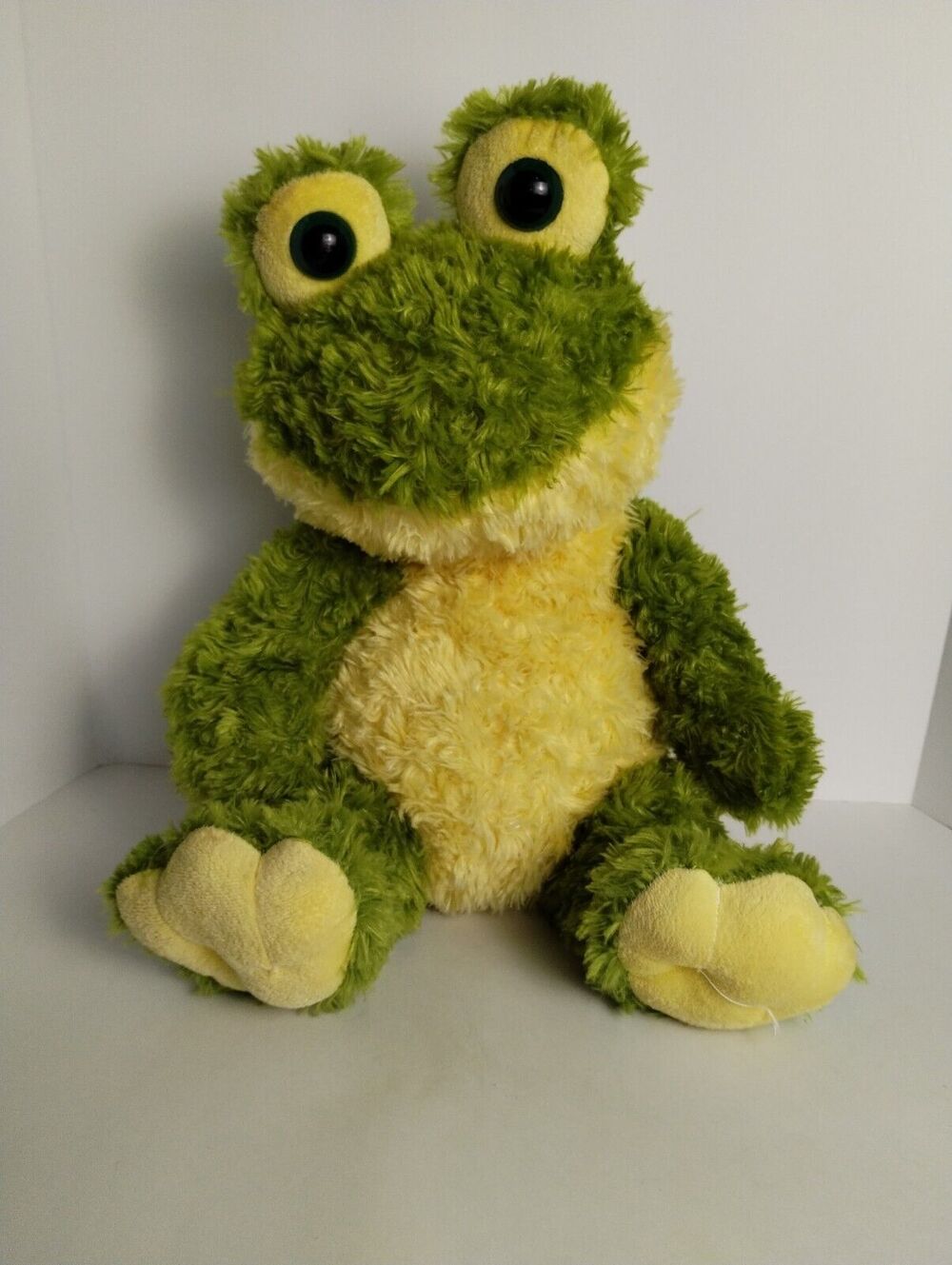 Best Made Toys Frog Plush Stuffed Animal Soft Toy Green and Yellow 16”